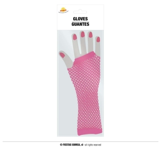 Rukavice sieť. bezprsté fuchsia