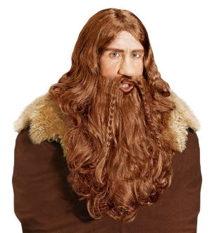 Vikingská parochňa s fúzmi