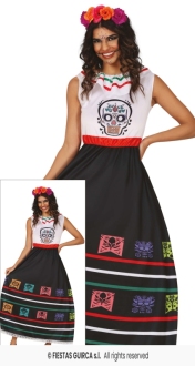 Šaty Catrina s lebkou